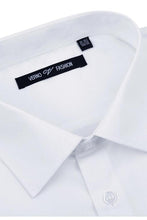 Verno Fashion "Icon" White Laydown Cotton Blend Dress Shirt