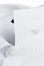 Verno Fashion "Icon" White Laydown Cotton Blend Dress Shirt