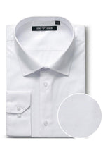 Verno Fashion "Icon" White Laydown Cotton Blend Dress Shirt