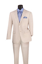 "Seersucker" Tan 2-Button Notch Suit (2-Piece Set)