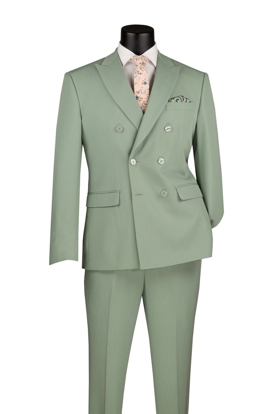 "Apex" Sage Green Suit (2-Piece Set)