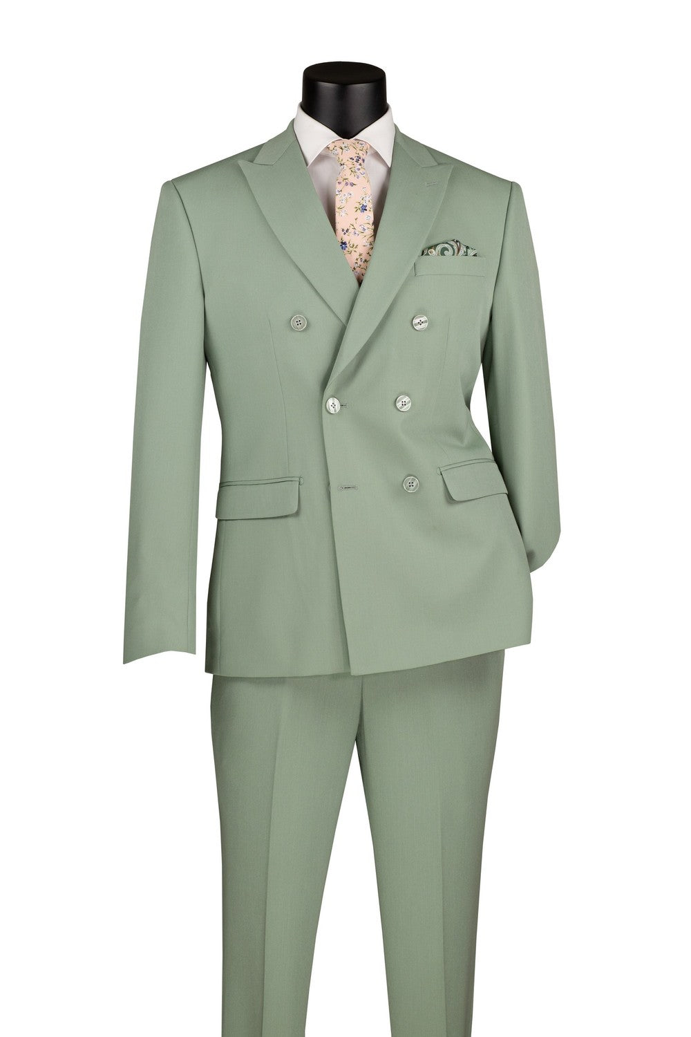 "Apex" Sage Green Suit (2-Piece Set)
