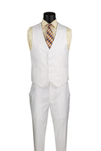"Preston" White 2-Button Notch Suit (3-Piece Set)