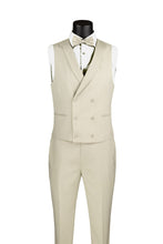 "Flare" Ecru 1-Button Peak Tuxedo (4-Piece Set)