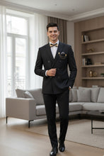 Vinci "Apex" Black Suit (2-Piece Set)