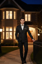 Vinci "Apex" Black Suit (2-Piece Set)