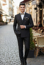 Vinci "Apex" Black Suit (2-Piece Set)