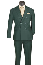 Vinci "Apex" Hunter Green Suit (2-Piece Set)