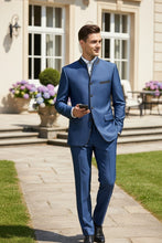"Darius" Blue Tuxedo (2-Piece Set)