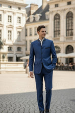 Vinci "Darius" Blue Tuxedo (2-Piece Set)