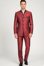 Vinci "Darius" Burgundy Tuxedo (2-Piece Set)