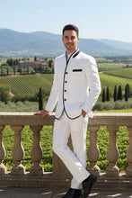 Vinci "Darius" White Tuxedo (2-Piece Set)