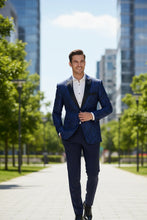 Vinci "Elegant" Blue Tuxedo Jacket (Separates)
