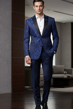 Vinci "Elegant" Blue Tuxedo Jacket (Separates)