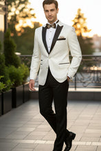 Vinci "Elegant" Ivory Tuxedo Jacket (Separates)