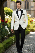Vinci "Elegant" Ivory Tuxedo Jacket (Separates)