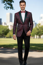 Vinci "Elegant" Red Tuxedo Jacket (Separates)
