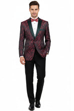 Vinci "Elegant" Red Tuxedo Jacket (Separates)