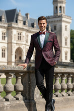 Vinci "Elegant" Red Tuxedo Jacket (Separates)