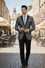Vinci "Elegant" Silver Tuxedo Jacket (Separates)