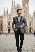 Vinci "Elegant" Silver Tuxedo Jacket (Separates)
