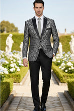 Vinci "Elegant" Silver Tuxedo Jacket (Separates)