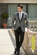 Vinci "Elegant" Silver Tuxedo Jacket (Separates)