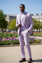 Vinci "Flare" Lavender 1-Button Peak Tuxedo (4-Piece Set)