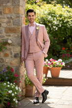 Vinci "Flare" Mauve 1-Button Peak Tuxedo (4-Piece Set)