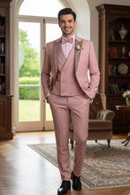 Vinci "Flare" Mauve 1-Button Peak Tuxedo (4-Piece Set)