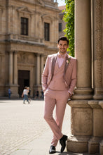 Vinci "Flare" Mauve 1-Button Peak Tuxedo (4-Piece Set)