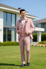 Vinci "Flare" Mauve 1-Button Peak Tuxedo (4-Piece Set)