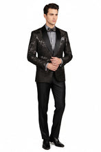 "Fusion" Black Tuxedo Jacket (Separates)