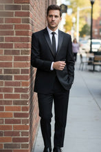 "Giorgio" Black Vinci Tuxedo (2-Piece Set)