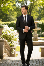 "Giorgio" Black Vinci Tuxedo (2-Piece Set)