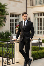 "Giorgio" Black Vinci Tuxedo (2-Piece Set)
