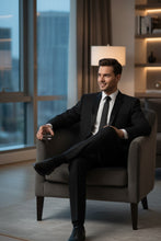 Vinci "Giorgio" Black Vinci Tuxedo (2-Piece Set)