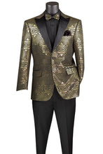 Vinci "Giza Glamour" Gold Tuxedo Jacket (Separates)