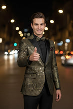 Vinci "Giza Glamour" Gold Tuxedo Jacket (Separates)