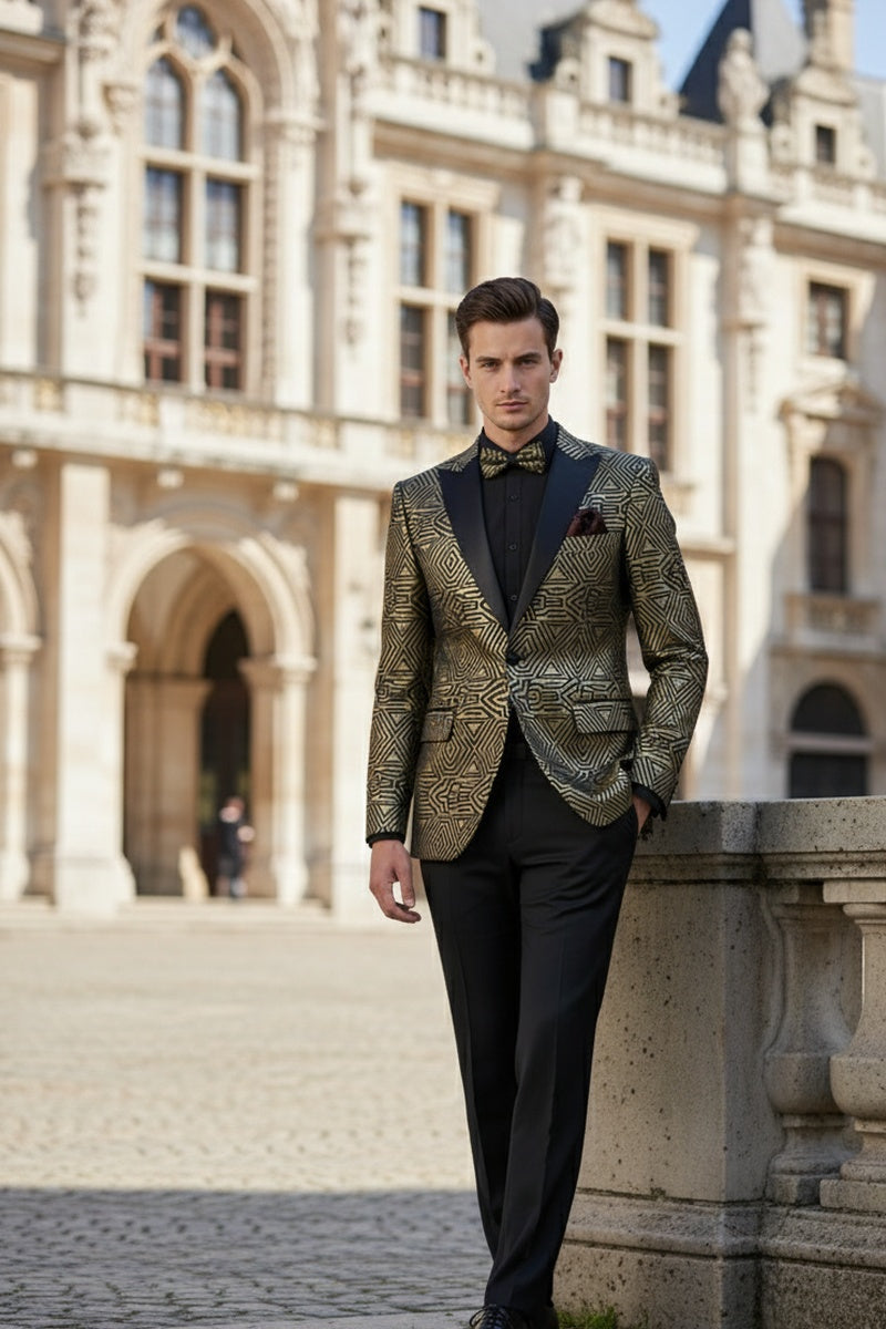 Giza Glamour" Gold Tuxedo Jacket (Separates) Buy4LessTuxedo.com Giza Glamour" Gold Tuxedo Jacket (Separates) Buy4LessTuxedo.com