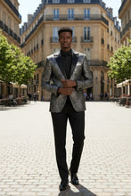 Vinci "Giza Glamour" Silver Tuxedo Jacket (Separates)
