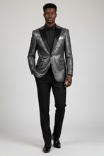 Vinci "Giza Glamour" Silver Tuxedo Jacket (Separates)