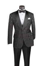 Vinci "Impressions" Black Tuxedo Jacket (Separates)