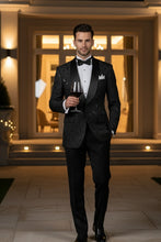 Vinci "Impressions" Black Tuxedo Jacket (Separates)