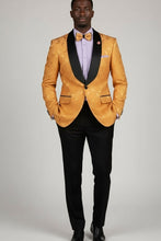 Vinci "Impressions" Gold Tuxedo Jacket (Separates)