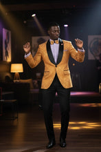 Vinci "Impressions" Gold Tuxedo Jacket (Separates)