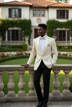 "Impressions" Light Champagne Tuxedo Jacket (Separates)