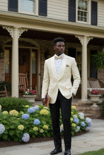 "Impressions" Light Champagne Tuxedo Jacket (Separates)