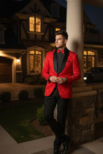 "Impressions" Red Tuxedo Jacket (Separates)