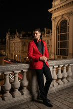 "Impressions" Red Tuxedo Jacket (Separates)